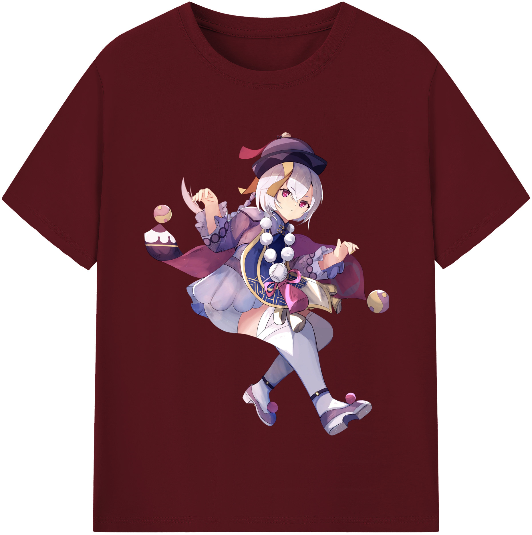 げんし神 七七 なな  genshin Nana 綿100％半袖Tシャツ（フロントプリント）